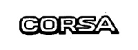 Napis "CORSA" na tył CORSA B do 1997